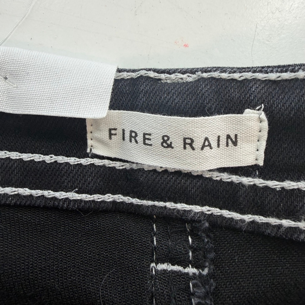 Fire & Rain Y2K Coquette Bootcut Jeans Size 9 Black Rhinestone Cross Pockets NWT - Picture 12 of 14